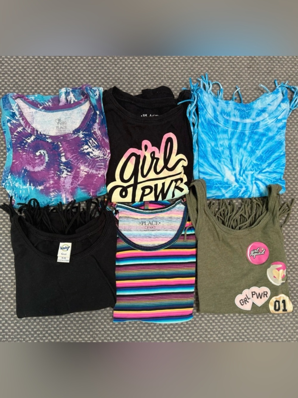 Girls Tank Top and T-Shirt Bundle